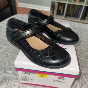Girls Black Nima Palms - strap shoes 🖤